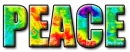 tie dye peace