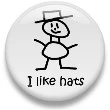 I like hats button