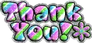 pastel rainbow:thank you