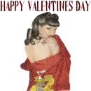 Pin-Up Girl, Happy Valentines Day