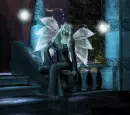 Glittered Blue Fairy
