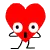 Heart giving flower