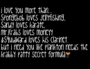 I love you more then...
