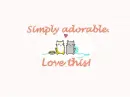 Simply Adorable. Love this!