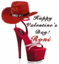Happy valentine's day Roni
