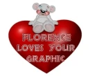 FLORENCE LOVES YOUR GRAPHIC