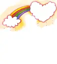 rainbow/clouds:showering you w/love