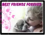 Little Girl with Dog