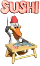 sushi pelican