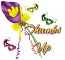 Mardi gras-thumbs up