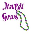 swirling mardi gras