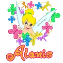 Tinkerbell With Butterflies -Alanis-