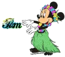 Hula Minnie Mouse -Pam-