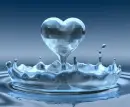 beating blue heart
