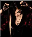 Goth Girl with Pendant