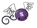 purple sweet  grape skittle
