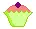 Fruity cupcake