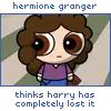 Hermione Thinks Harrt Ish Loosing His Noodles.