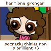 Hermione Secretly Thinks Ron Ish Brilliant! <33