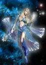 Glittered Blue Elf