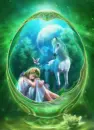 Fairy with Horse Globe Ani