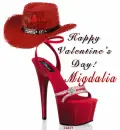 Happy valentine's day Migdalia
