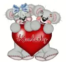 creddy bear with the name kimberly