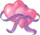 Pink hearts Valentine