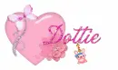 pink heart Dottie