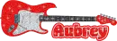 Aubrey Red Guitar