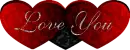 Gothic Hearts I Love You Three Hearts Collection By Carina Marie sleekgraphics