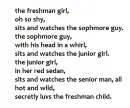 high school poem