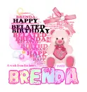 Happy belated birthday-Brenda