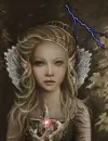 gothic elf with lightening