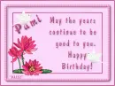 Happy birthday Pami
