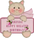 Belated Happy B-day Brenda
