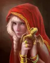 Girl With Baby Dragon ani