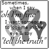 Tell the truth