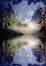 Medieval Village Reflecting