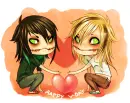 Happy Valentines Emo Couple