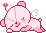 pink sleepy bear