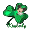 MICKEY WITH THE NAME KIMBERLY