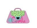 Folk Art Country Handbag Name Carla