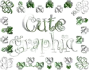 clover border cute graphic