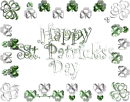 clover border happy st patrick's day