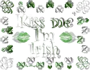 clover borber kiss me i'm irish
