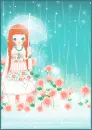 GIRL WITH FLOWERS
