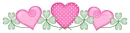 shamrocks and hearts