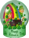 globe happy saint patricks day