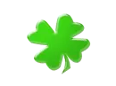 Flashing Green Neon Shamrock